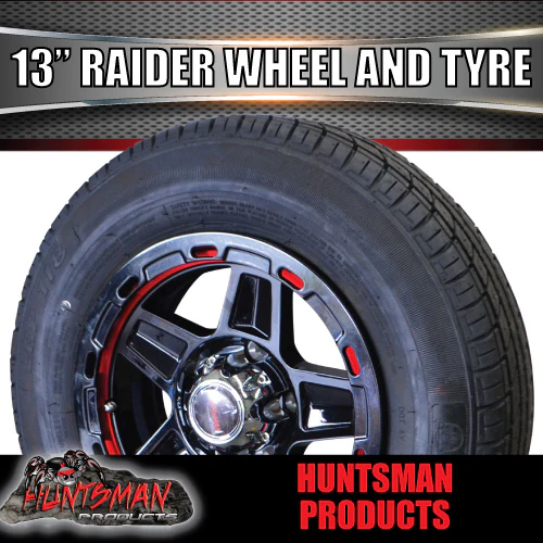 13" Trailer Caravan Raider Alloy rim suits Ford & 165R13C Tyre. 165 13 - Image 5