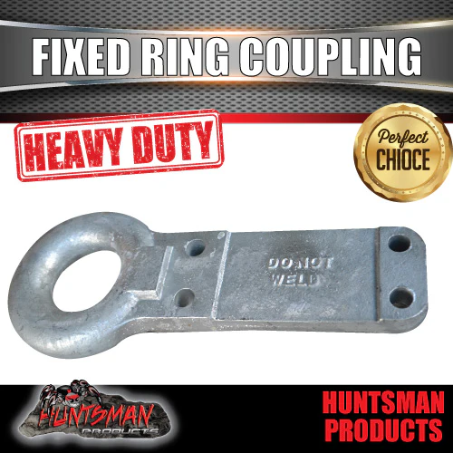 Alko 6000kg Trailer Ring Coupling Off Road Hitch Suit Pintle Hook 3" ID 614309 - Image 3